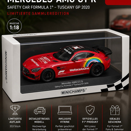 Minichamps mercedes amg r - mercedes-amg, gt